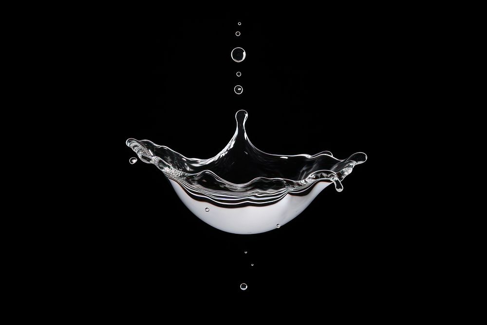 Water drops falls refreshment simplicity concentric. AI generated Image by rawpixel.