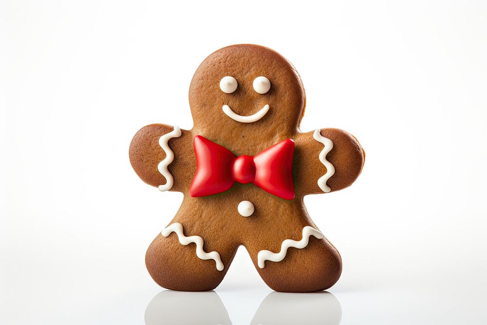 Gingerbread dessert cookie icing. AI generated Image by rawpixel.