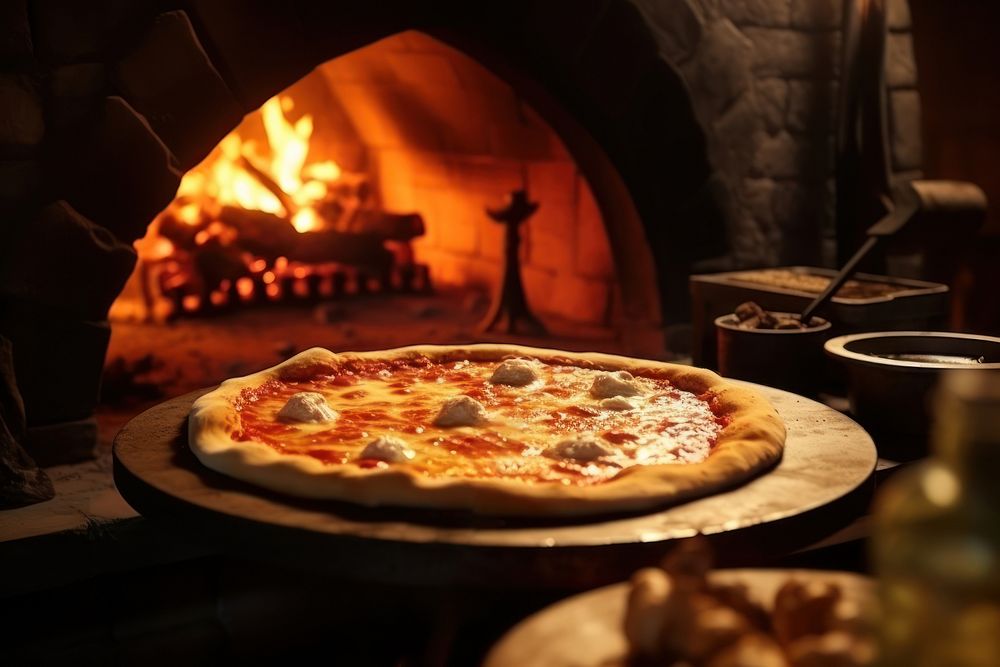 Pizza oven food restaurant. AI generated Image by rawpixel.