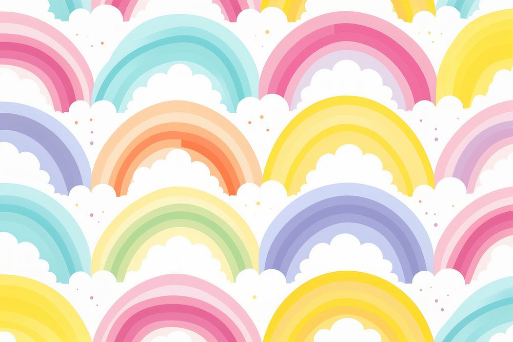 Rainbow pattern backgrounds creativity. AI generated Image by rawpixel.
