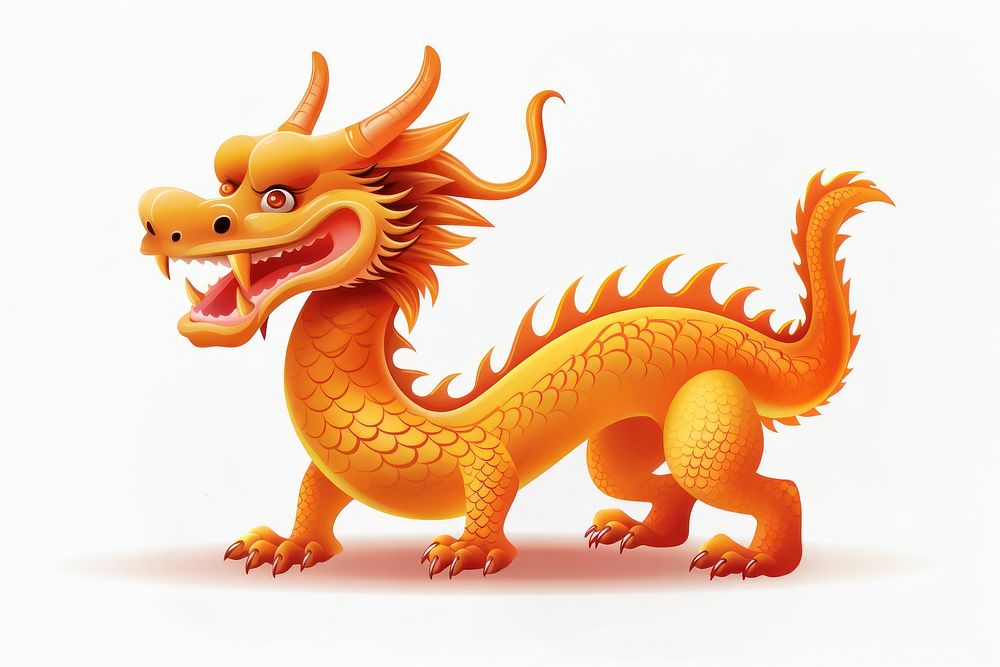 Chinese dragon animal representation creativity. AI generated Image by rawpixel.