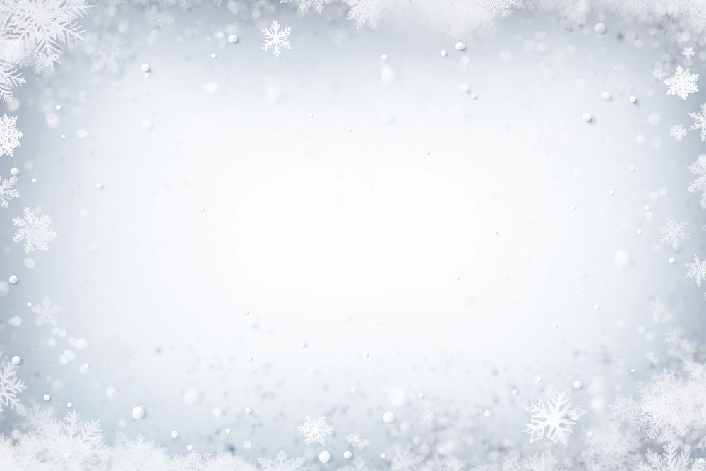 Snow frame backgrounds snowflake white. AI generated Image by rawpixel.