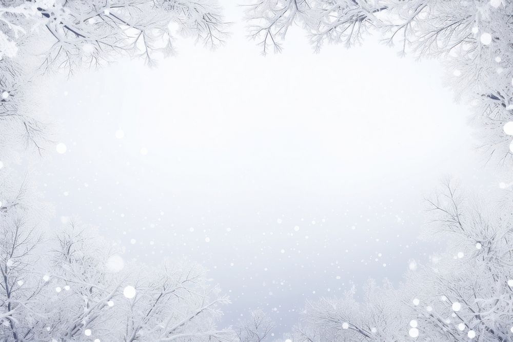 Snow frame backgrounds outdoors winter. AI generated Image by rawpixel.