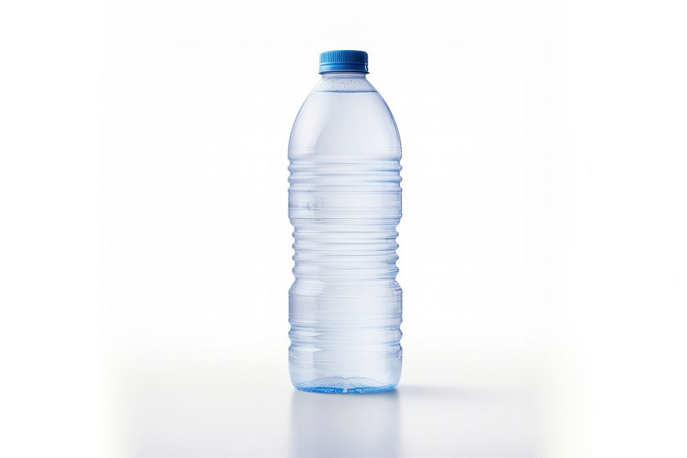Plastic bottle white background refreshment drinkware. AI generated Image by rawpixel.