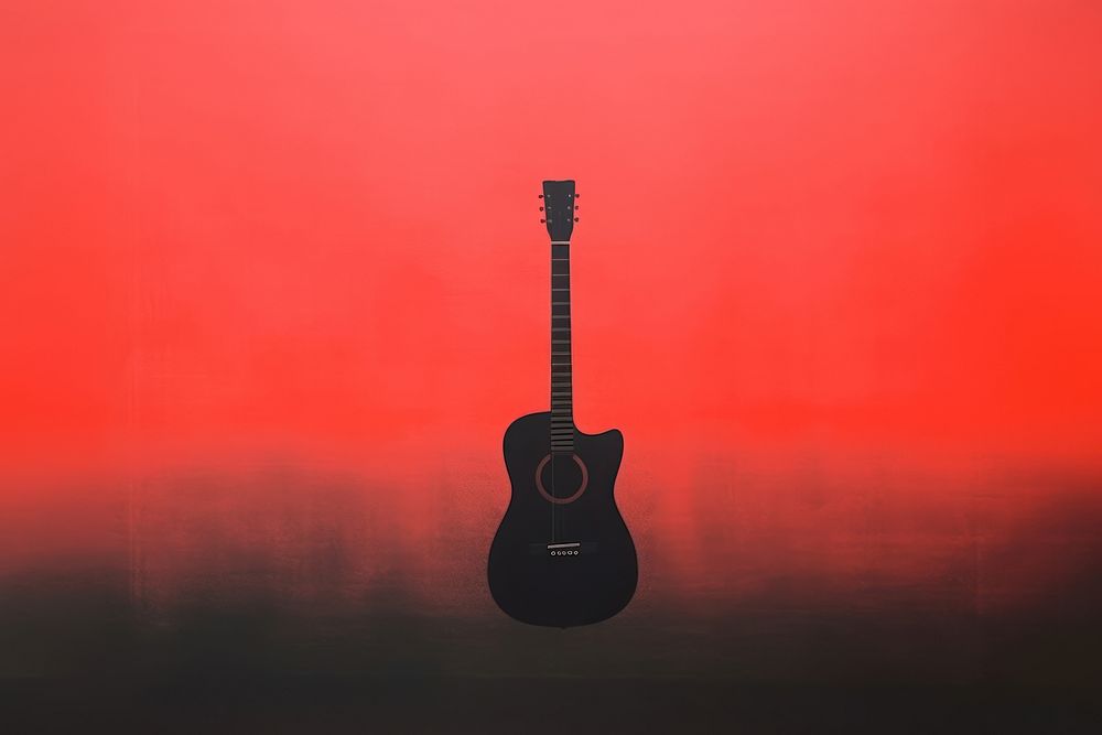 Music backgrounds guitar black. AI generated Image by rawpixel.