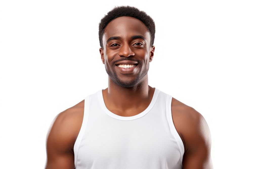 American african man smiling sports adult. AI generated Image by rawpixel.