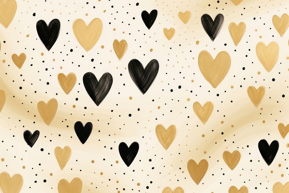 Heart backgrounds pattern textured. AI generated Image by rawpixel.