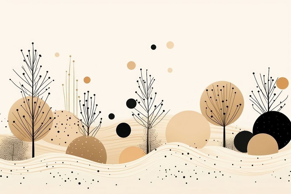 Nature drawing backgrounds outdoors. AI generated Image by rawpixel.