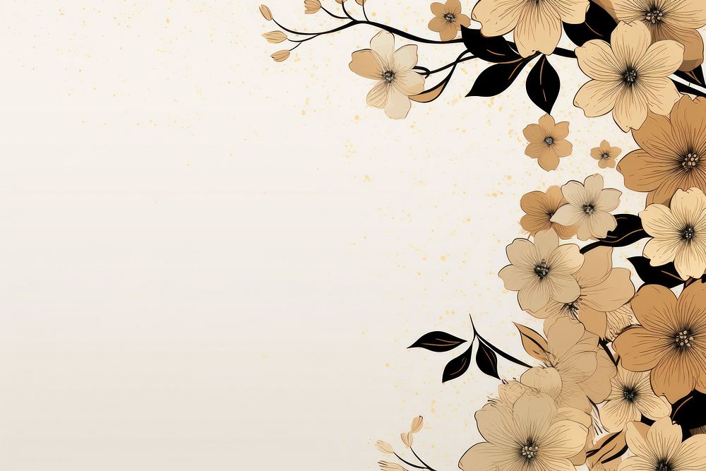 Cherry blossom pattern backgrounds wallpaper. AI generated Image by rawpixel.