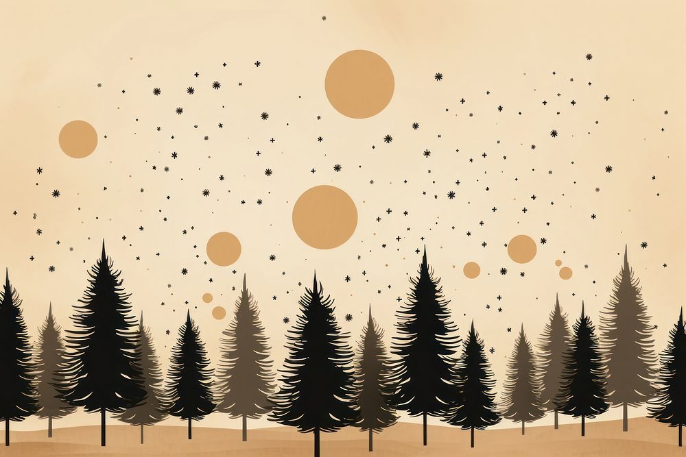 Pine tree backgrounds christmas outdoors. AI generated Image by rawpixel.