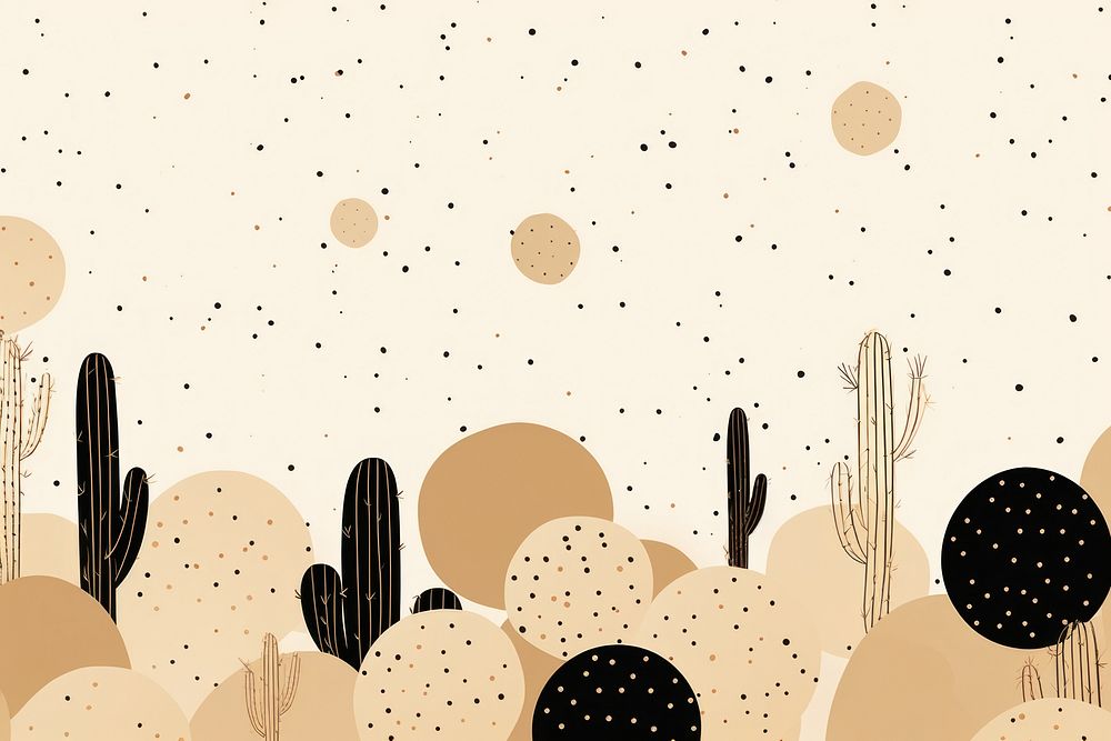 Cactus pattern backgrounds plant. AI generated Image by rawpixel.