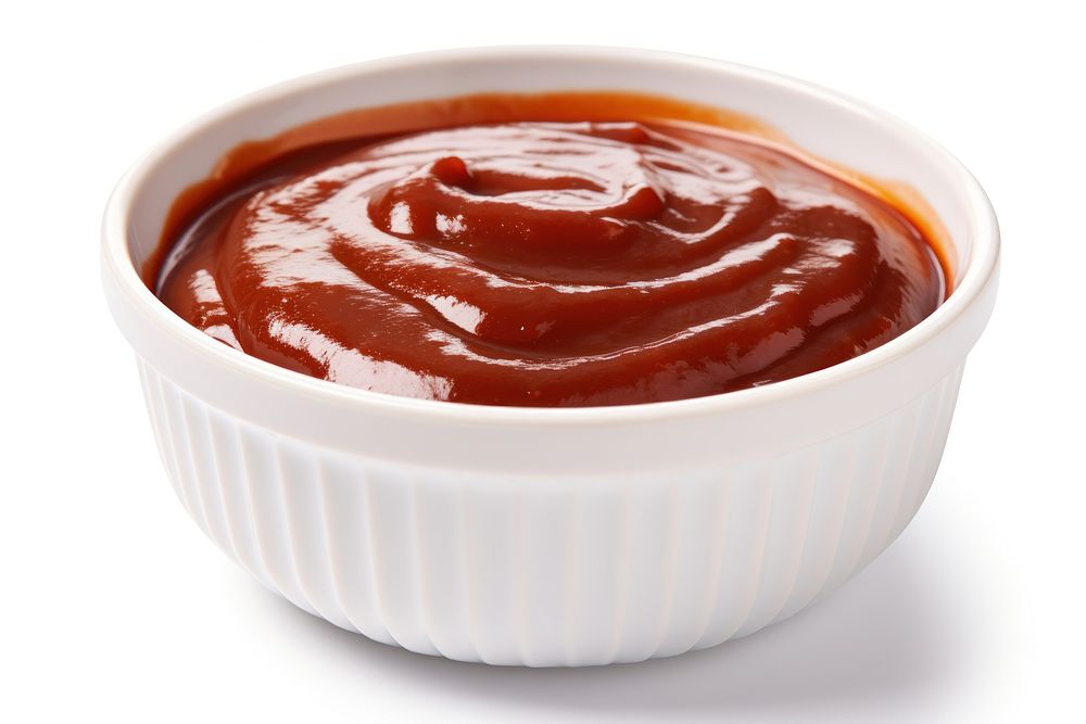 Barbecue sauce food ketchup bowl. AI generated Image by rawpixel.