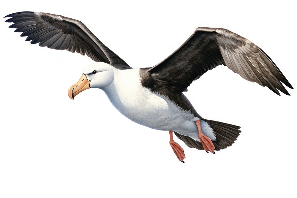 Albatross seagull animal bird. AI generated Image by rawpixel.