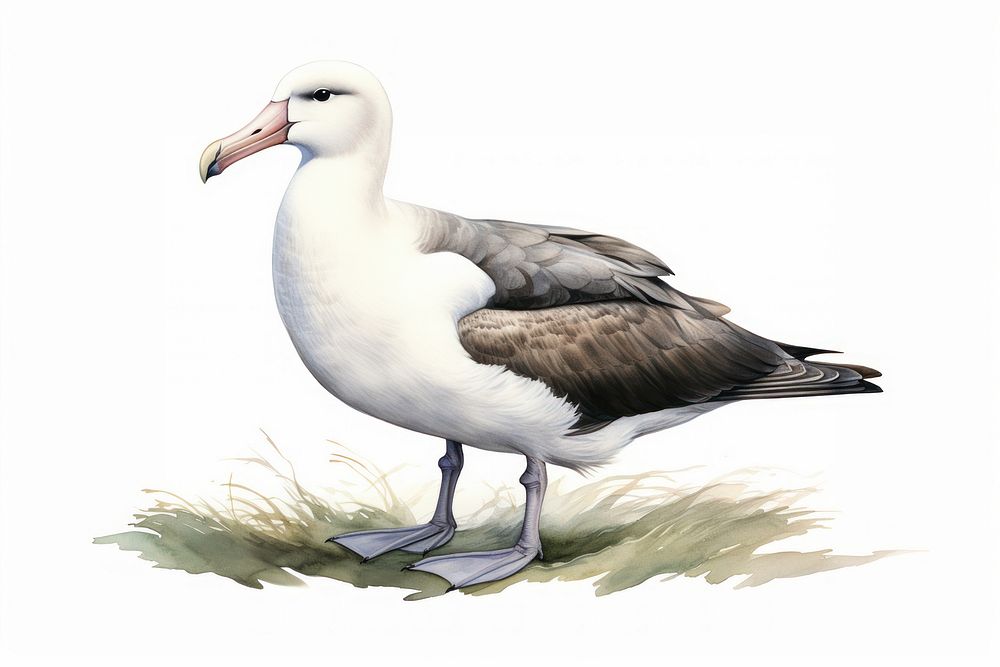 Albatross seagull animal bird. AI generated Image by rawpixel.