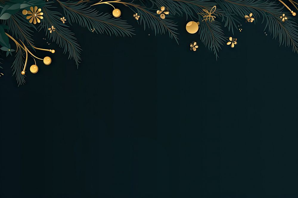 Christmas border backgrounds pattern green. AI generated Image by rawpixel.