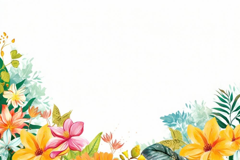 Summer outdoors pattern flower. AI generated Image by rawpixel.