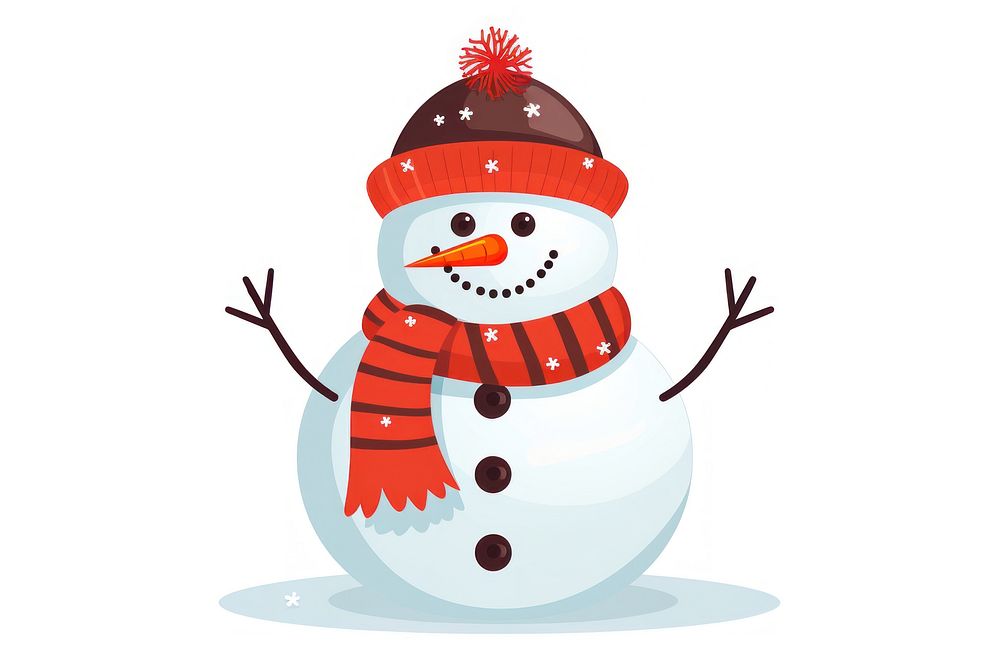 Snowman snowman winter white. AI generated Image by rawpixel.