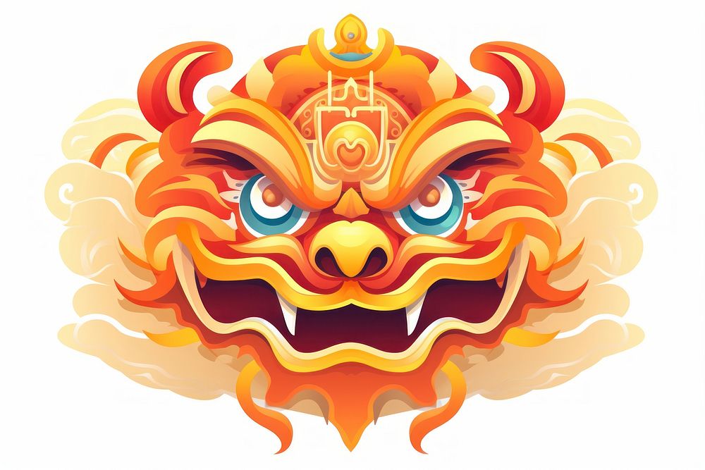 Gold chinese new year representation architecture. AI generated Image by rawpixel.