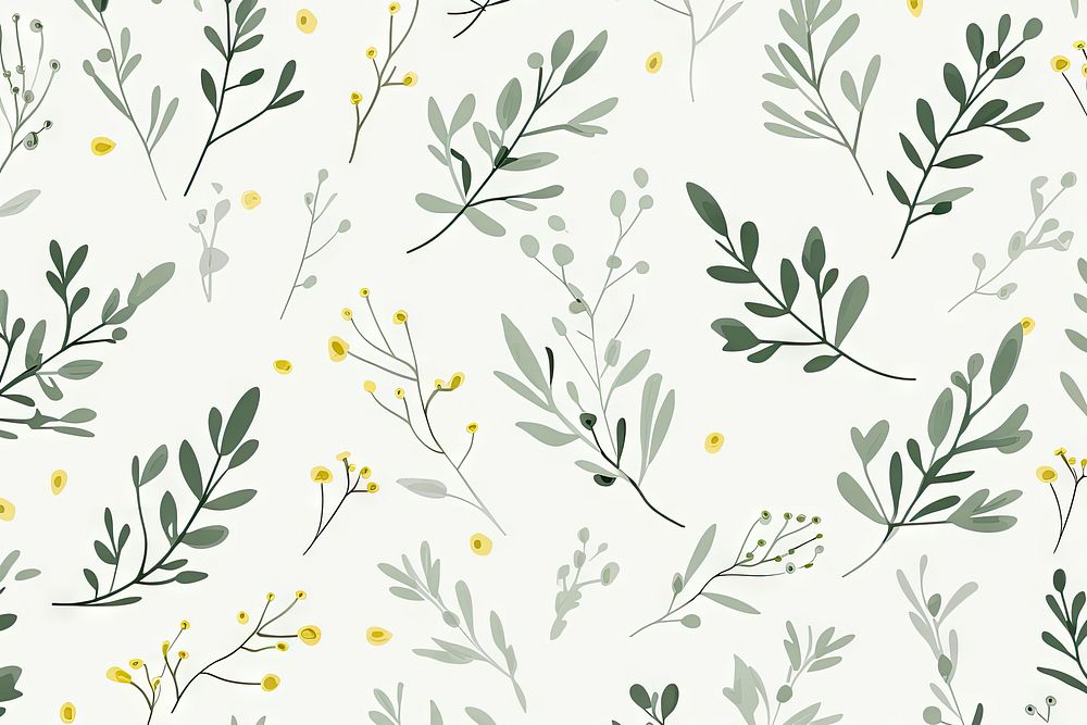 Pattern backgrounds branch plant. AI generated Image by rawpixel.