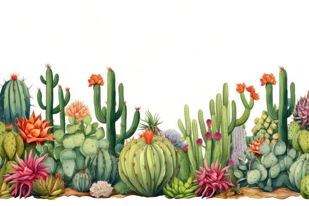 Cactus plant creativity floristry. AI generated Image by rawpixel.