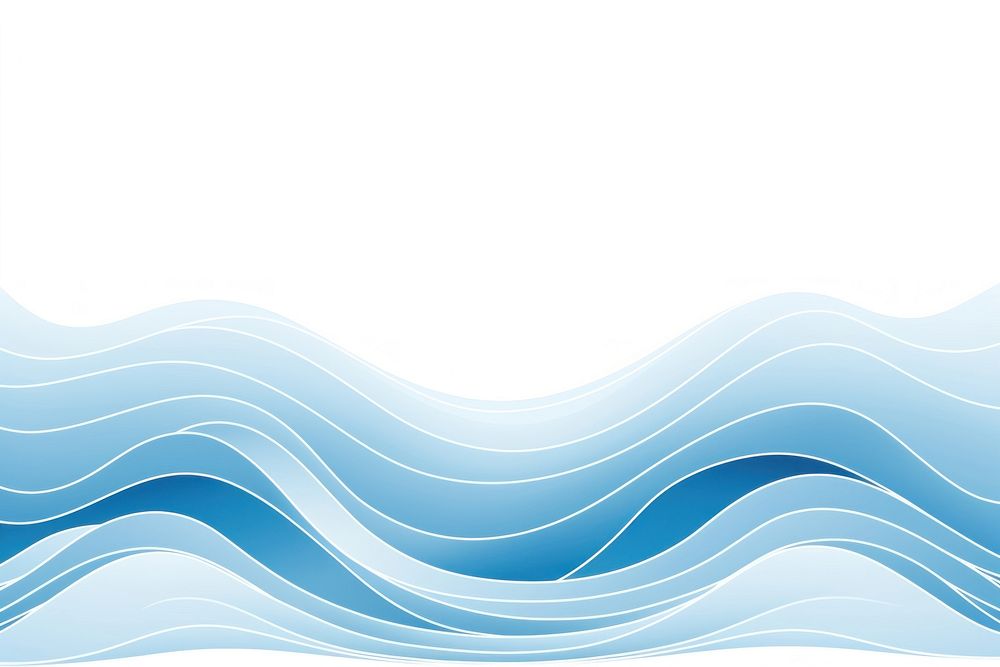 Wave pattern line sea. AI generated Image by rawpixel.