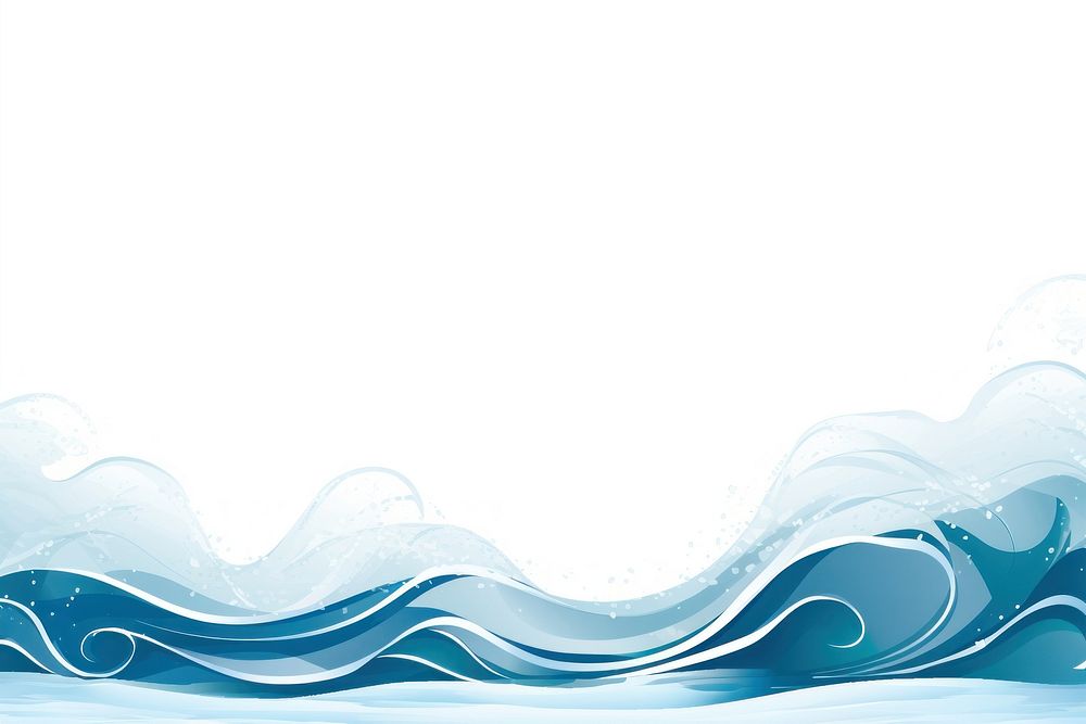 Wave sea line backgrounds. AI generated Image by rawpixel.