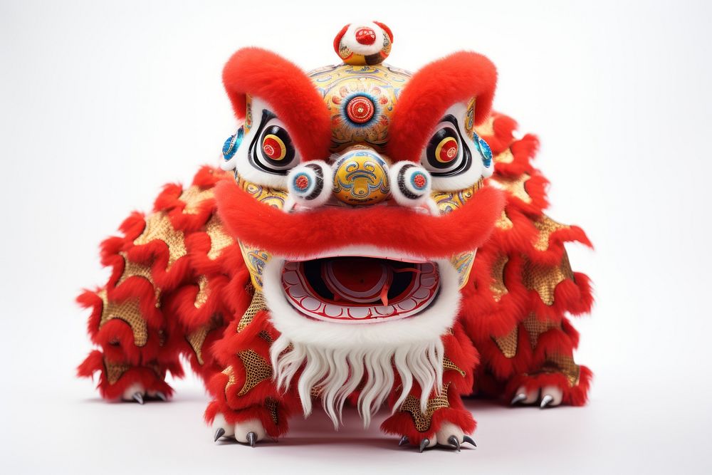 Lion dance festival toy chinese new year. AI generated Image by rawpixel.