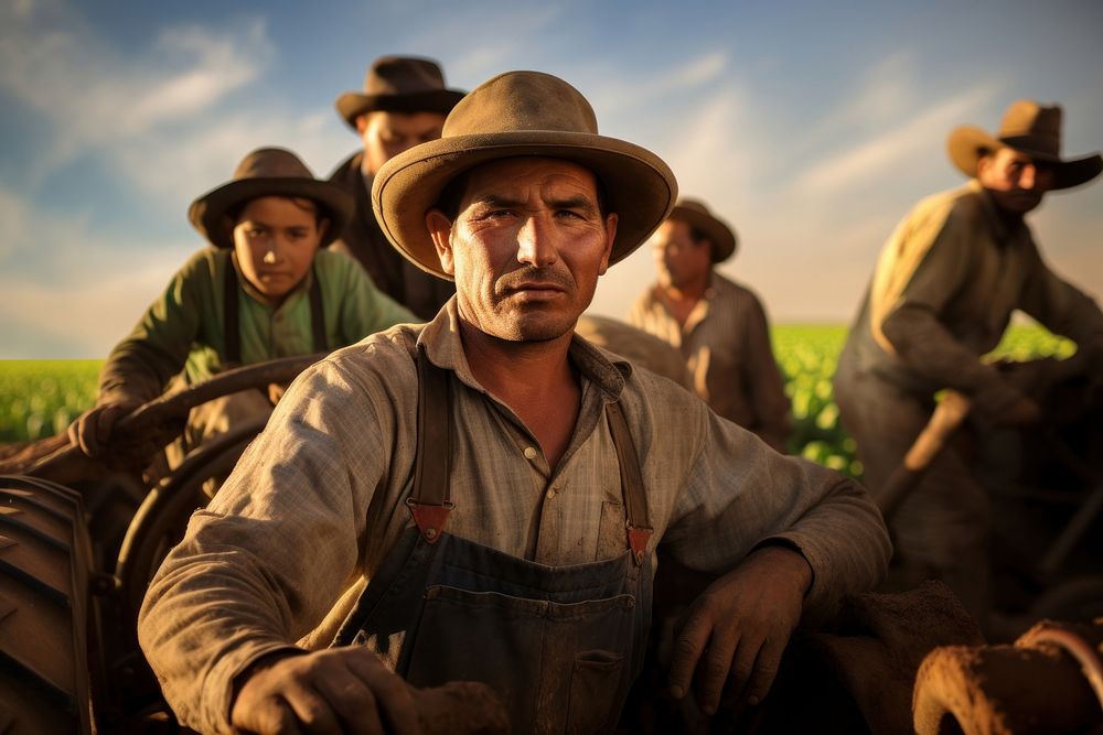 Agricultural workers agriculture outdoors portrait. AI generated Image by rawpixel.