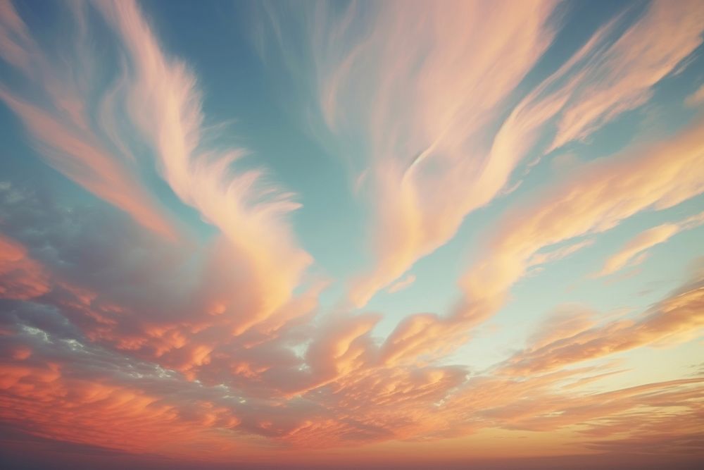 Cirrus clouds backgrounds landscape outdoors. AI generated Image by rawpixel.