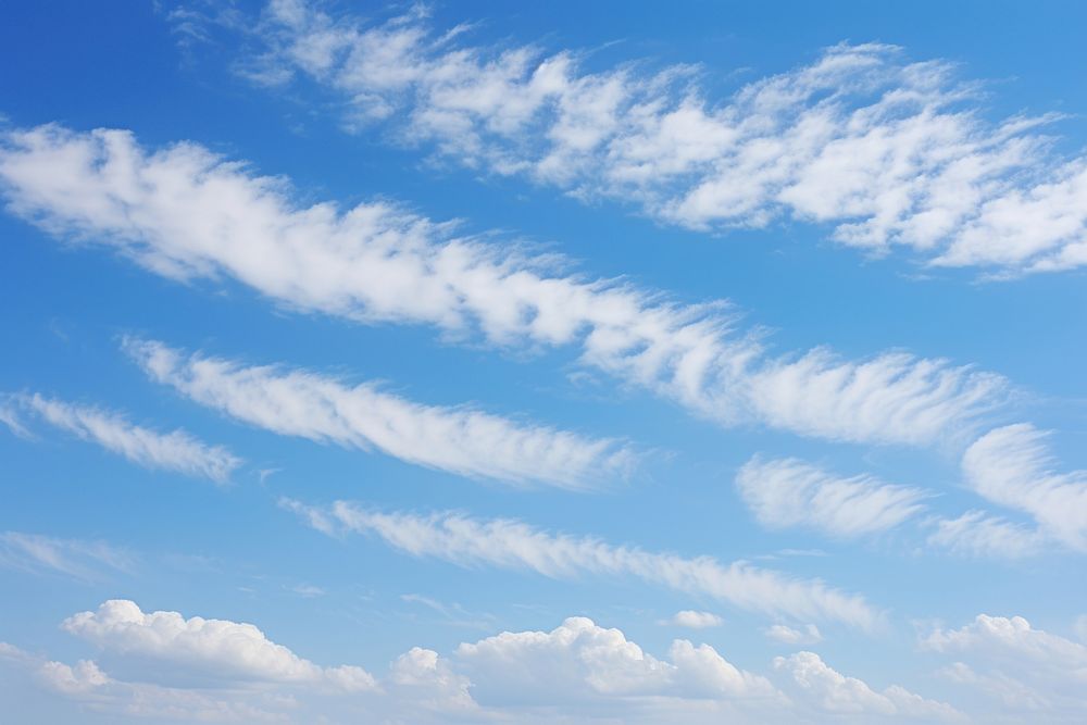 Cirrus clouds backgrounds landscape outdoors. AI generated Image by rawpixel.