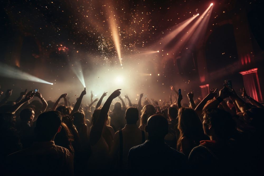 New Year Party party nightlife nightclub. AI generated Image by rawpixel.