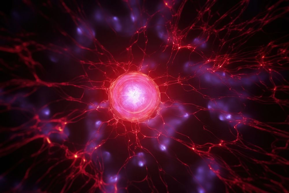 Electric field astronomy universe nebula. AI generated Image by rawpixel.