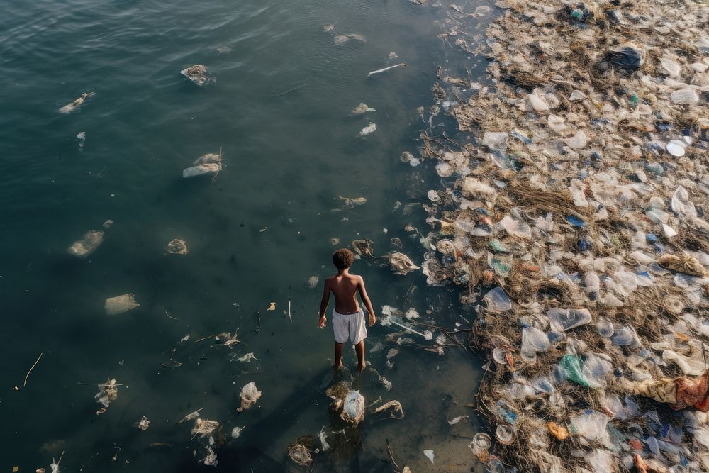 Pollution outdoors nature unhygienic. AI generated Image by rawpixel.