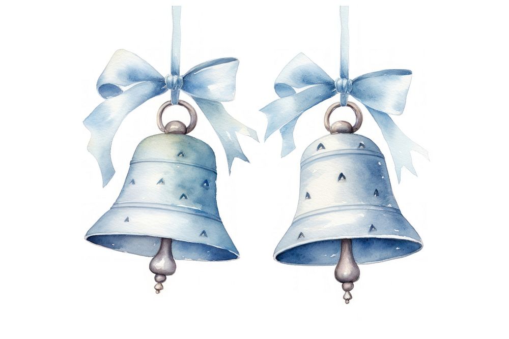Jingel bells christmas white background celebration. AI generated Image by rawpixel.