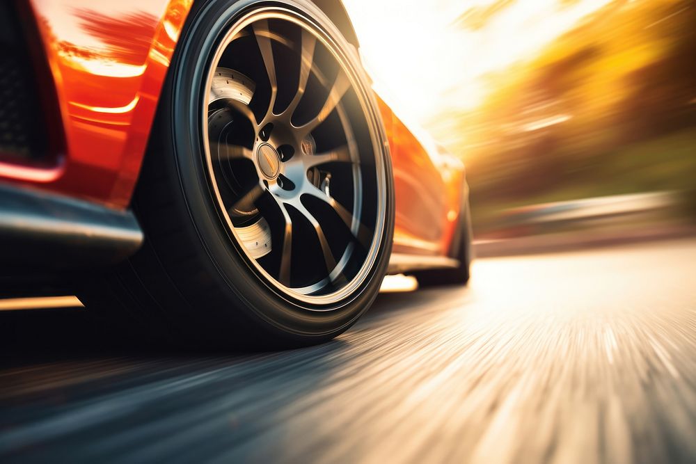 Sport car wheel vehicle tire. AI generated Image by rawpixel.