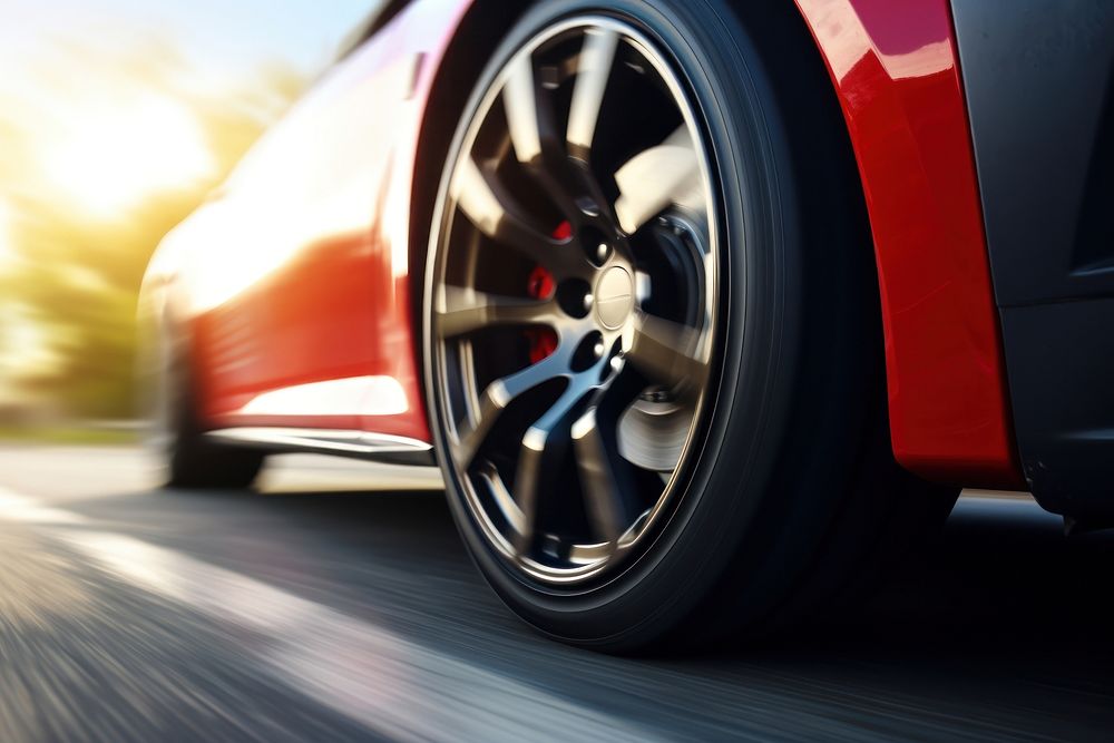 Sport car wheel vehicle sports. AI generated Image by rawpixel.