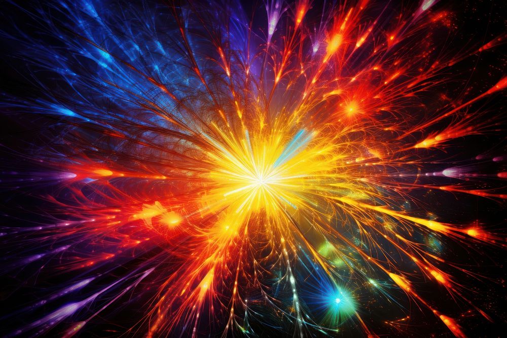 Nebula fireworks pattern nebula. 