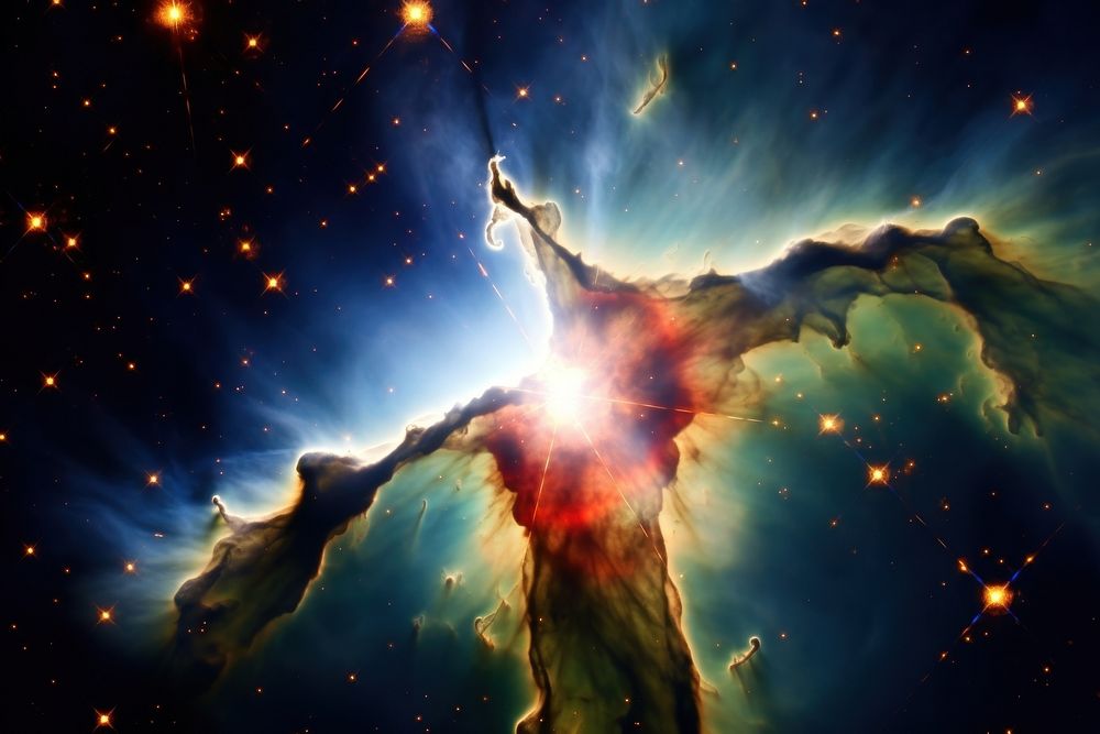 Nebula nebula space astronomy. AI generated Image by rawpixel.