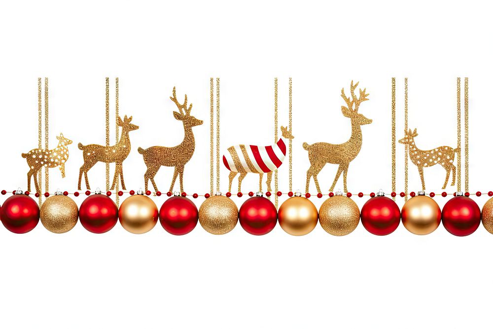 Christmas Decoration Border decoration christmas mammal. AI generated Image by rawpixel.
