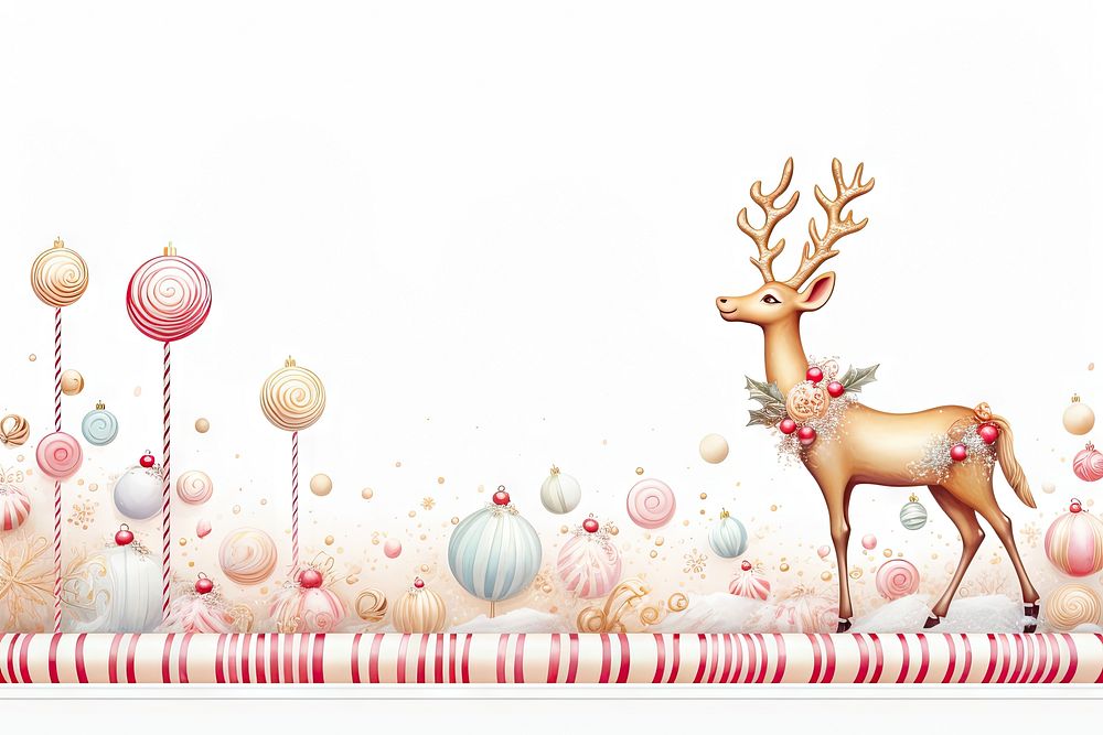 Decoration mammal deer celebration. AI generated Image by rawpixel.