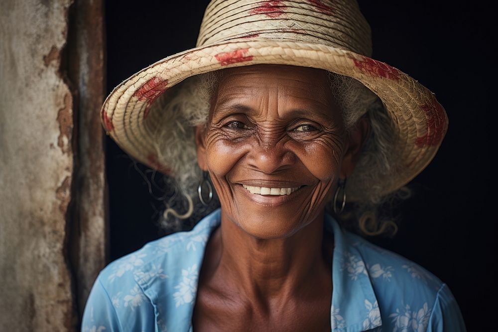 Cuban woman smiling adult smile. AI generated Image by rawpixel.