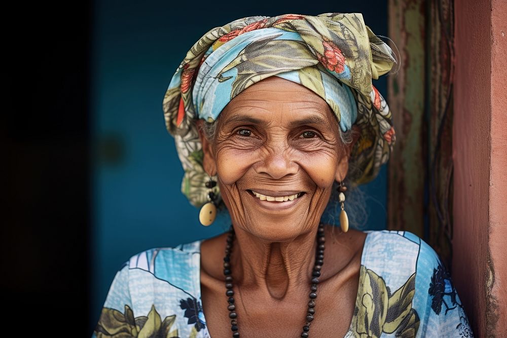 Cuban woman smiling adult architecture. AI generated Image by rawpixel.