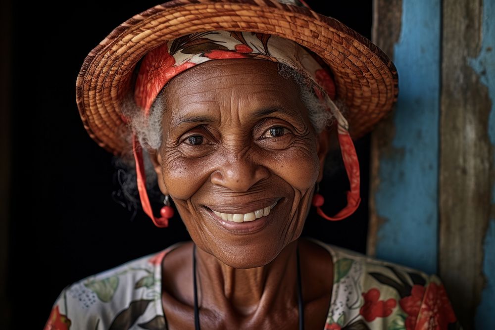 Cuban woman smiling adult smile. AI generated Image by rawpixel.