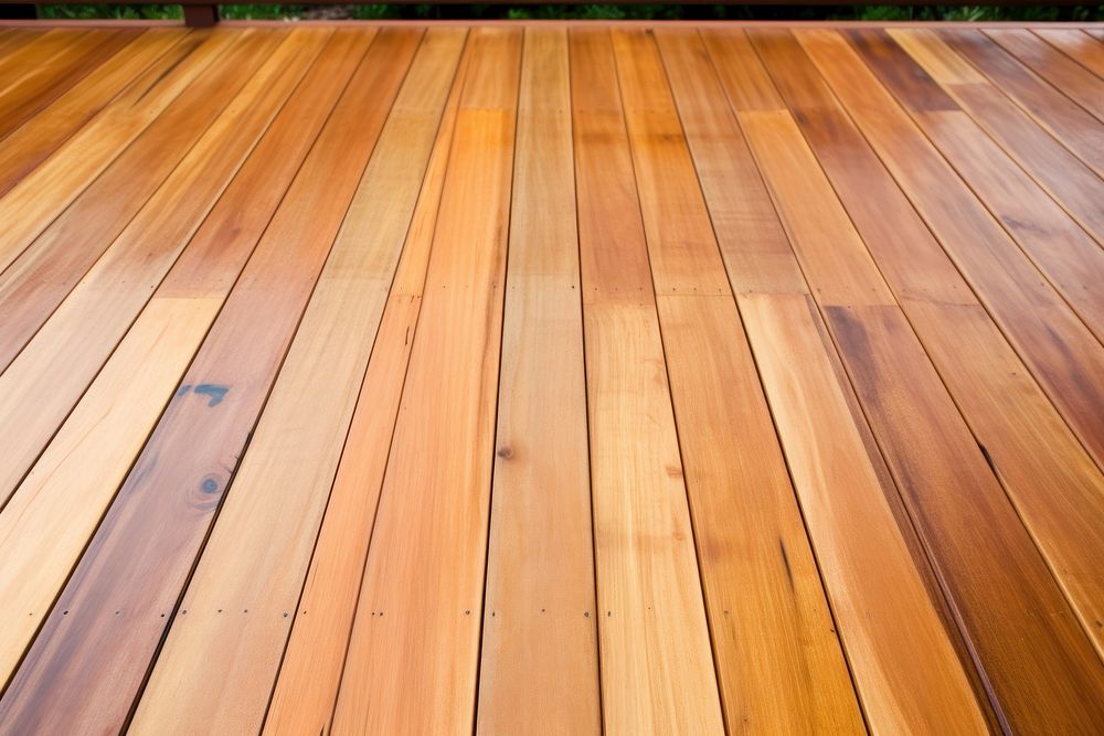 Wood deck floor cleaning wood architecture hardwood. AI generated Image by rawpixel.