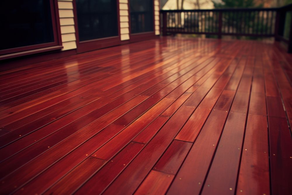 Wood deck floor cleaning wood architecture hardwood. AI generated Image by rawpixel.