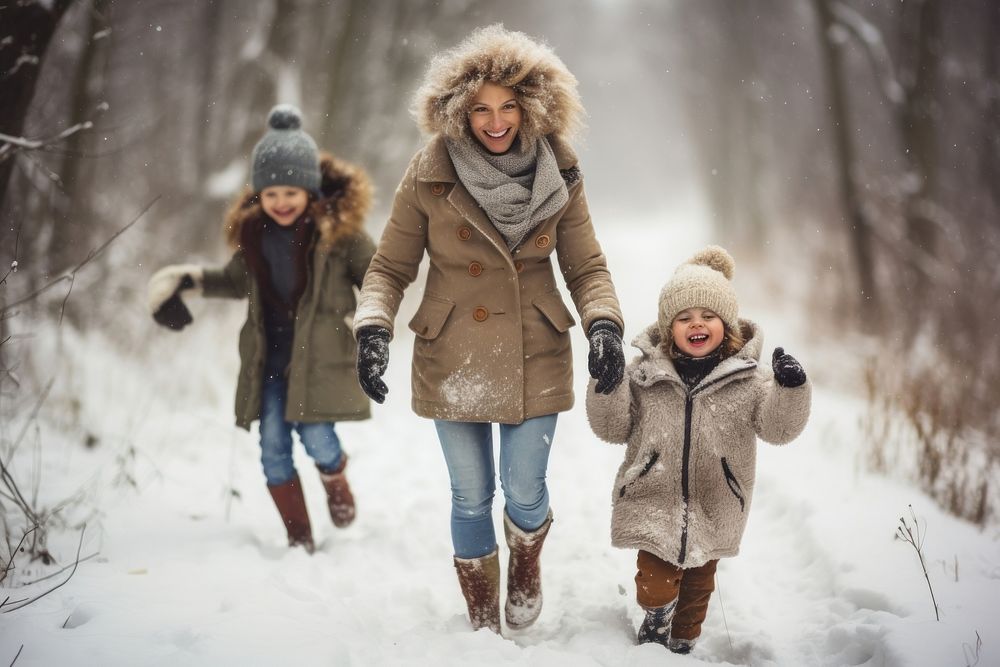Child footwear outdoors winter. AI generated Image by rawpixel.