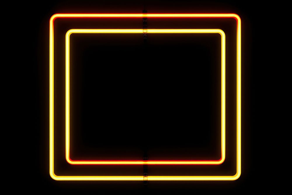 Square sign light neon backgrounds. AI generated Image by rawpixel.