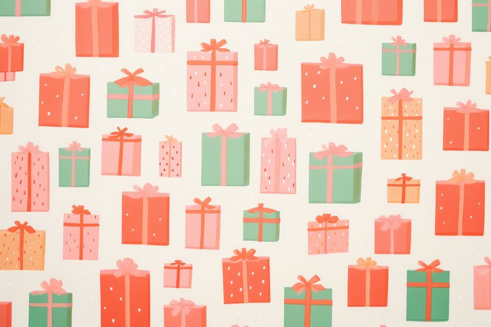 Christmas gifts pattern backgrounds christmas | Free Photo Illustration ...