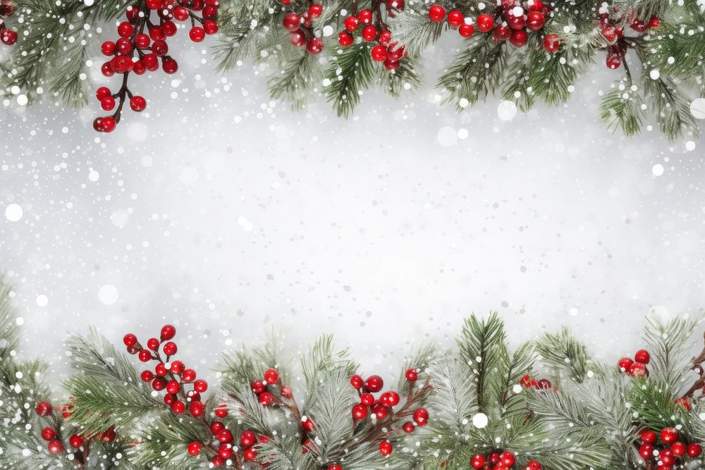Green Spruce branches christmas backgrounds decoration. AI generated Image by rawpixel.