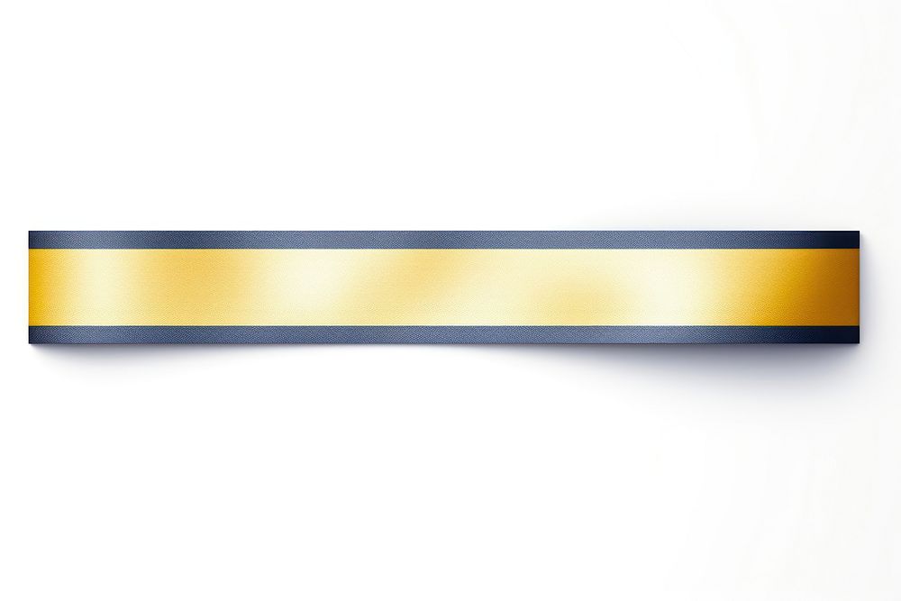 Ribbon yellow metal white background. AI generated Image by rawpixel.